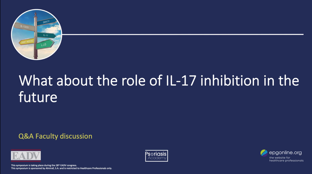 what abou the role of il17 inhibition